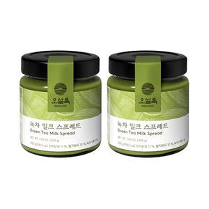 오설록 녹차밀크스프레드, 200g, 2개