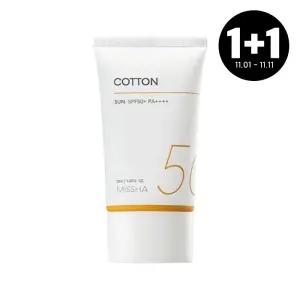 [1+1][미샤] 올 어라운드 세이프 블록 코튼선 SPF50＋/PA＋＋＋＋ 50ml