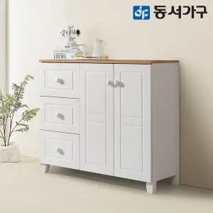 [동서가구][인기급상승] 이너브 다용도 양문 1000 수납장 DF628188