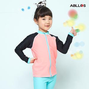 아블로스 여아동 집업 래쉬가드 비치웨어 ABG-P602P