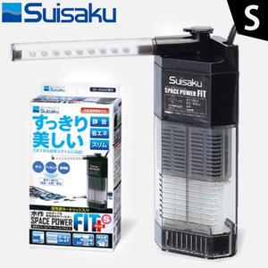 수이사쿠 파워피트 플러스 S M/코너형 측면 여과기 / 수족관 어항 수조 필터 수질 정화 구피 열대어 관상어