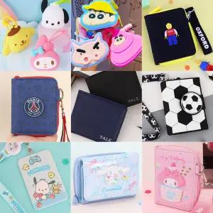 유아 아동 어린이 지갑 초등학생 어린이 동전 카드 목걸이 스트랩지갑 선물 산리오 몰랑 마블 시나모롤 포차코 쿠로미
