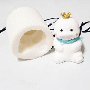 앉은지방이3D 비치용 캐릭터수제 실리콘몰드 석고방향제 재료