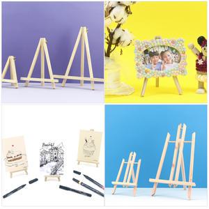 소형 미니 작은 나무 원목 이젤 액자 화판 받침대