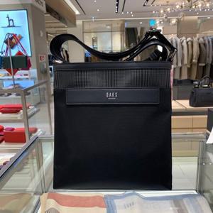 [닥스](센텀시티점)DBBA2E332BK 블랙 가죽 부분 체크 크로스백