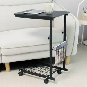 높이조절 사이드테이블 원목 이동식 침대 쇼파 협탁 미니 소파 책상 ONA-608