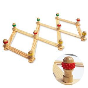 [잡동산이]웰스토리 자바라옷걸이 고무링 (중 45cm) 원목 나무 벽옷걸이 벽걸이 도깨비링