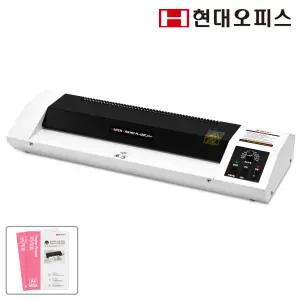 [현대오피스] A2 코팅기 PL-450C PLUS+A4코팅지 100매 11단계온도조절 안티잼기능 스틸케이스
