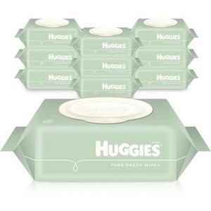 하기스 퓨어 그린 유아물티슈 캡형