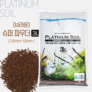 [일본] 플래티넘 소일 브라운 3L 8L/어항 수조 수족관 바닥재 쉬림프 수초 네오 아마존 컴팩트 열대어 구피