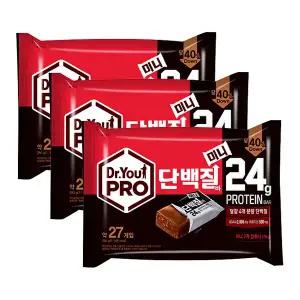 오리온 닥터유프로 단백질바 미니 280g, 3개