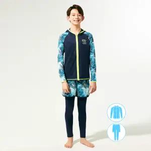 베이직엘르 남아동 후드 집업 래쉬가드 비치반바지 워터레깅스 세트 BEB-W703N