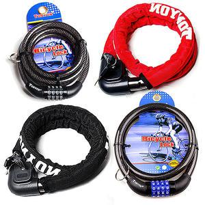 정품 TONYON 강철 22mm 자전거 자물쇠 오토바이 도난방지 잠금장치 와이어락 열쇠 스쿠터 전동킥보드 체인 락