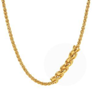 갤러리아 남자 순금 목걸이 체인 볼륨 루프 24K 37.5g 18K장식