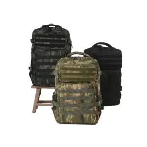 지퍼 수납 밀리터리 남성백팩 캐주얼 책가방 군인가방