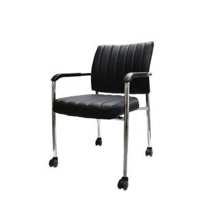 [기타][히트가구] CZ542 PU 스틸 바퀴형 체어 2colors (착불)