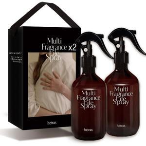 헤트라스 섬유향수 멀티스프레이 (300ml x 2p) 선물세트 제주사려니숲길
