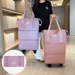 3단 크기조절 가방 캐리어 바퀴탈부착 캐리어고정 여행용 보스턴가방