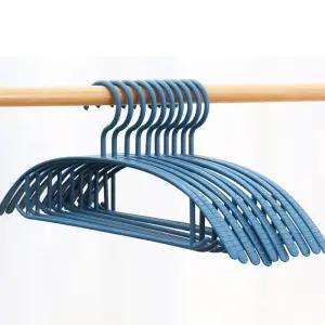 라운드 슬림 옷걸이 10개 세트 네이비/옷행거/가방고리/옷정리/넥타이걸이/옷장정리/옷거리/유아옷걸이/플
