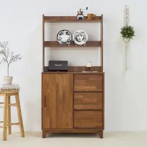 [다오름][착불배송] 토니아 멀바우원목 1문 슬라이딩 840 3단서랍 상부장 수납장세트