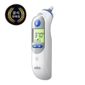 브라운체온계 IRT-6525KO(필터21개 건전지 포함)귀체온계 출산선물 야간LED조명 무음