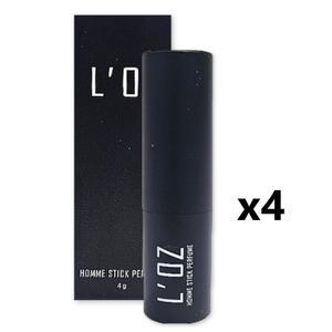 르오즈 고체향수 시그니처 퍼퓸 4g 4개 남성용