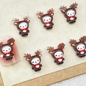 크리스마스 키티네일파츠 2종 - 5개입