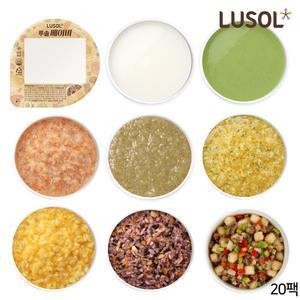 [루솔] 프리미엄 이유식 1단계~초기 반찬 골고루 20팩 세트 / 예약가능