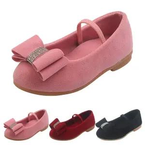 키즈트리 여아 키즈 아동 유아 초등 학생 어린이 구두 플랫 슈즈 XZ-495