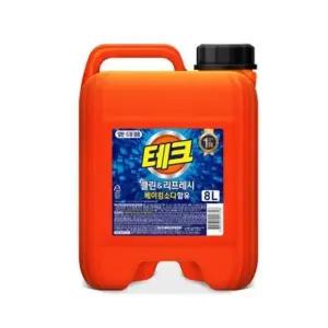 [LG생활건강] 엘지생활건강 테크 클린리프레시 베이킹소다 일드겸용 세탁세제 8L