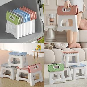 [기타]접이식등산의자 성인 어린이 아동 캠핑 차박 사각 플라스틱 접이식 미니 의자 스툴 폴딩 체어