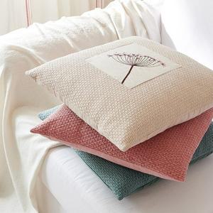 [이솔홈] 슈룹꽃 고급 쇼파방석 학교 사무실 의자 방석