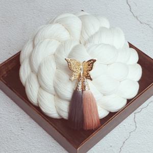 명주실 타래 실타래 셀프 백일 돌잡이 칠순상 명주실 이벤트 소품 용품 받침세트