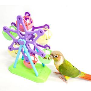 앵무새 포레깅 미니 관람차 장난감 놀이 훈련 용품 스트레스해소 운동효과