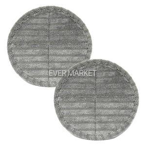 물걸레청소기 패드 걸레 원형 극세사 청소포 22cm(그레이) 2장 아너스 한경희 휴스톰 호환