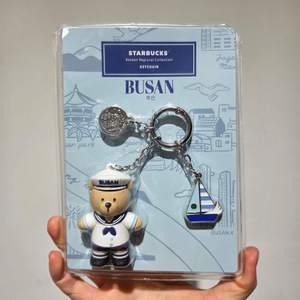스타벅스 안녕 부산 베어리스타 키체인 키링 외국인 친구 관광객 선물