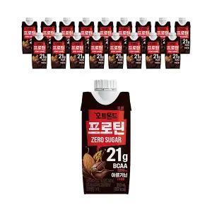 오트몬드 프로틴 초코 250ml, 18입, 1개