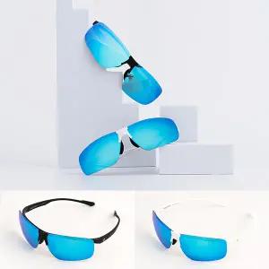 14g 초경량 편광 블루 미러 낚시 등산 스포츠 비츠로만 선글라스