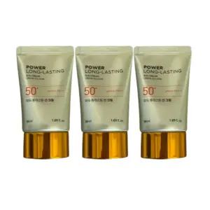 더페이스샵 내추럴 선 에코 파워 롱래스팅 선크림 50ml 3개