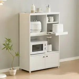 [착불] 가온리빙 엘리 800 멀티 에어프라이어 전자렌지 수납장