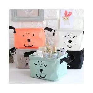 패브릭 보관바구니 빨래통 세탁바구니 빨래가방 사각