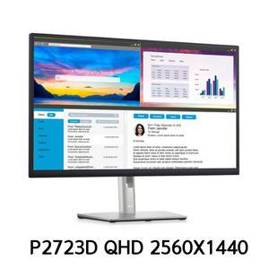 DELL 27인치 QHD P2723D 2560X1440 HDMI DP USB허브