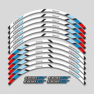 호환제품 오토바이 휠 허브 스티커 림 반사 스트라이프 장식 데칼 테이프 세트 BMW C650GT C 650GT 650 c65