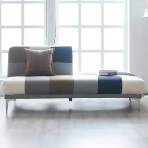 라인 등받이 듀얼 접이식 소파베드 3인용 쇼파 (방수원단 국내유일 등받이 교차 각도조절 12Colors)