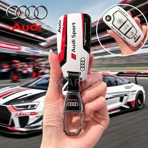 스포티 ABS 자동차 키 박스 보호 케이스 아우디 A1 A3 8P A4 A5 A6 C7 A7 S3 S7 S8 R8 Q2 Q3 Q5 Q7 Q8 SQ5