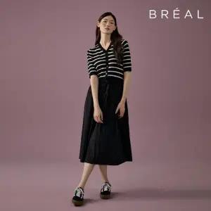 [브리엘]25FW 반팔 스트라이프 원피스 2종[런칭 가격 79,900원]