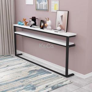 긴 쇼파 뒤 테이블 공간 책상 폭 협탁 슬림 폭좁은 책장 틈새 거실 선반 좁고