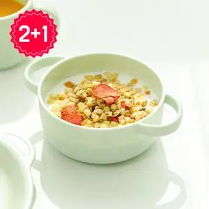 [3개 구성] 에디슨 어린이 에코젠 논슬립 양손 손잡이 대접 국그릇