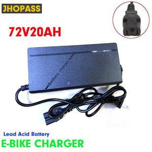 LED HD 72V 20AH 납 산성 AGM 젤 SLA VRLA 배터리 충전기 스쿠터 ebike 모터 자전거 및 AC110V 220V DC 88.