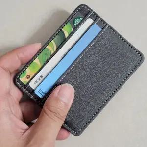 [콩심팥심]남성 얇은 미니 카드지갑 교통카드 신용카드